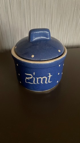 Bürgel keramik zimtdose - bürgel,