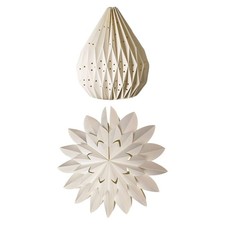 Papier Lampe Im Origami Stil