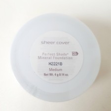 Sheer Cover Perfect Shade Mineral Foundation MEDIUM 4g versiegelt selten SCHNELLER VERSAND