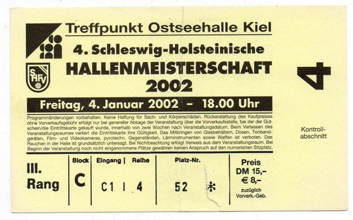 Ticket kiel 01 2002 - kiel, 04.01.2002
