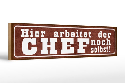 Holzschild spruch 46x10 - spruch,