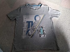 Herren T-Shirt Grau mit