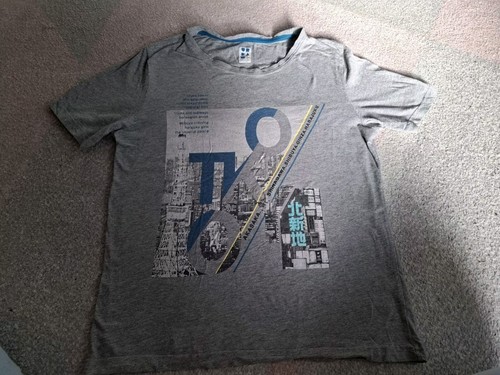 Herren shirt grau - grau, mit