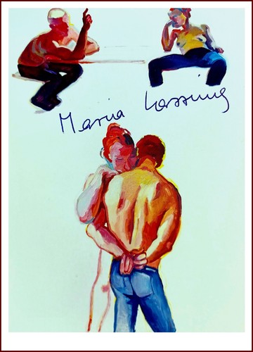Maria lassnig handsignierte - maria,