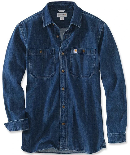Carhartt longsleeve jeanshemd - longsleeve,