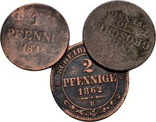 Sachsen Pfennig  Groschen 3