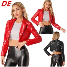 Damen wetlook jacke - de,