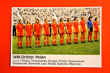Bergmann Fußball WM 74 Deutschland/Siegerbild WM-Dritter Polen m.Lato ungeklebt