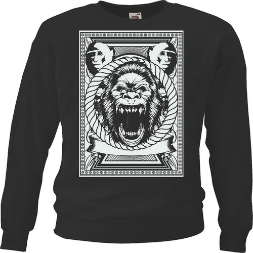 Sweatshirt vintage gorilla - vintage,