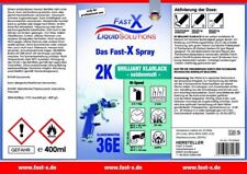 2K Klarlack Spraydose verschiedene glanzgrade inkl. Härter 400ml