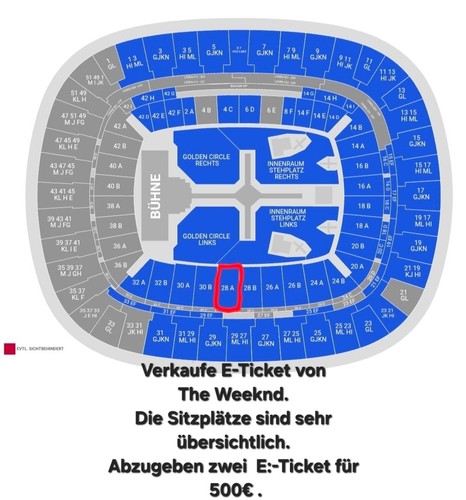 The weeknd ticket - weeknd, konzert