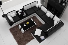 Ledersofa mit USB,Couch