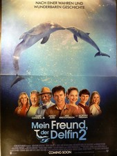 Mein Freund, der Delfin 2  - Morgan Freeman - Filmposter A1 84x60cm gerollt