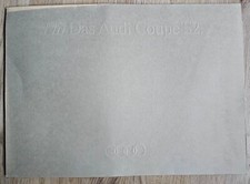 Audi Coupe S2 Prospekt Mappe