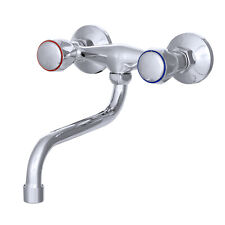 Wandarmatur Zweigriff Waschtischarmatur Schwenkauslauf