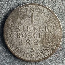 1 Silbergroschen  1821 A