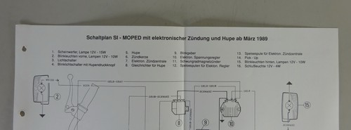 Schaltplan piaggio moped - si,