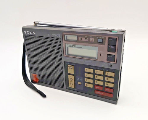Sony icf 7600ds radio receiver - sony,