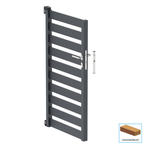 Aluminium gartentor - aluminium,