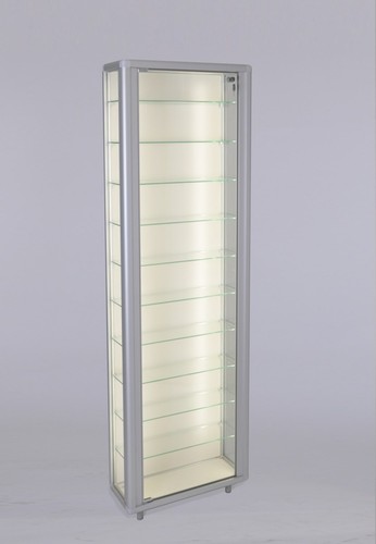 Schmale wandvitrine glas - wandvitrine,