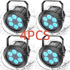 4stk Wasserdicht 6 LED Par