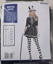 Amscan Dark Mad Hatter Kostüm