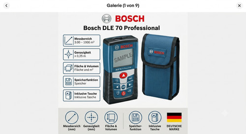 Bosch professional dle - bosch,