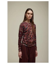 JEi'S Cardigan with Carpet Print Ruby