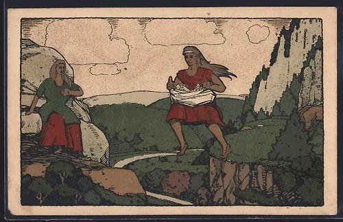 Steindruck-AK
