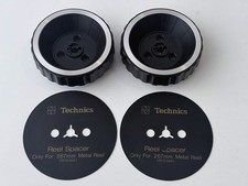 Original Technics NAB Adapter + Reel Spacer (RS 1500, 1506, 1700)