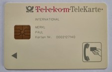 Telekom TeleKarte - International-  Chip- personalisiert