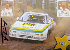 Original Rallye Autogrammkarte