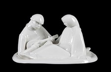 Ernst Barlach, Russ. Liebespaar, Porzellan - Schwarzburger Werkstätten