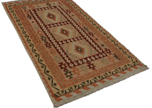 Handgewebter afghan kelim - handgewebter,