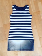 Dame; Kleid; blau/weiß; Gr 38/M; top Zustand; Peek & Cloppenburg