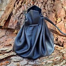 Mittelalterlicher Lederbeutel / XL - Beutel, Leder, Säckchen, Mittelalter, LARP