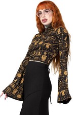 KILLSTAR Langarm Crop Top -