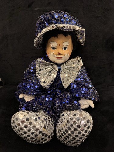 Vintage puppe clown - vintage,