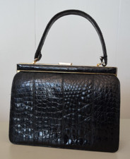 Vintage, Damenhandtasche, Krokoleder, 1950er/1960er