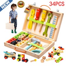 34tlg Werkzeugkoffer Kinder