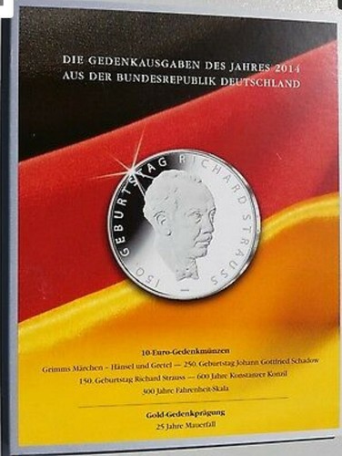 2014 münzfolder für 10 - für, 5