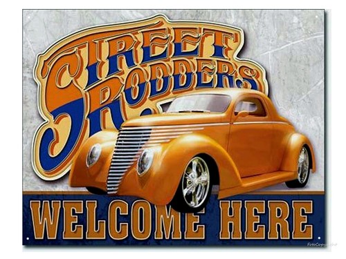 Lowrider hot rod schild - hot, 30
