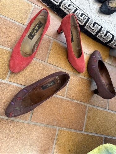 Vintage pumps echt leder - vintage,