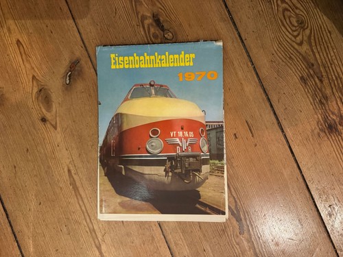 Wandkalender eisenbahn 1970 - wandkalender,