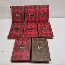 8 antike Bücher - 4x