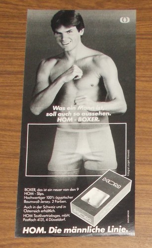 Seltene werbung vintage hom - seltene,