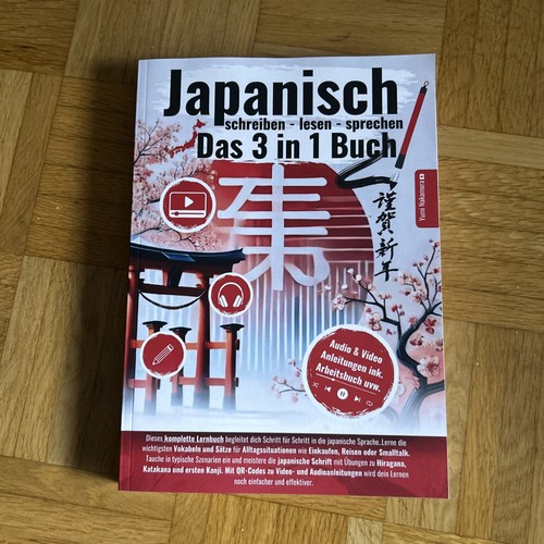 Japanisch lernen 1 buch - 3-in-1,