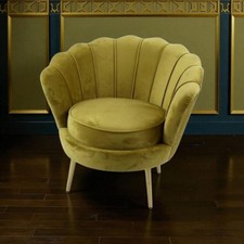 Sessel Samt Sessel Audrey Werner Voß Senfgelb (UVP 579,-)