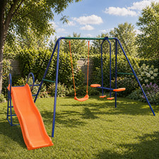 Kinder spielturm mit rutsche - mit,