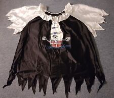 Bluse schwarz weiß Piratin Piratenbluse Carmen Bluse Gr. M  L 